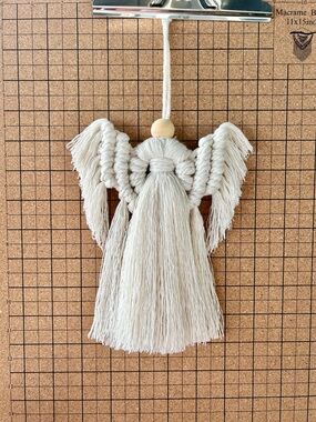 Handcrafted Macramé Angel Wall Hanging